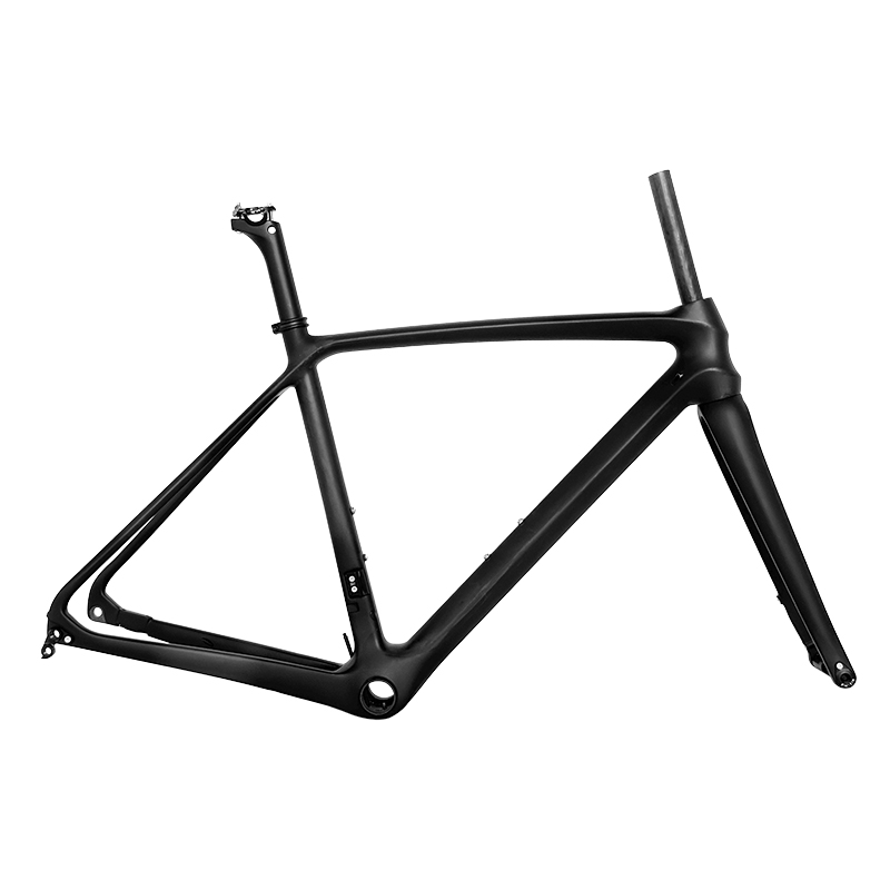 Telaio per bici da strada in carbonio con freno a disco a montaggio piatto 700Cx25C
